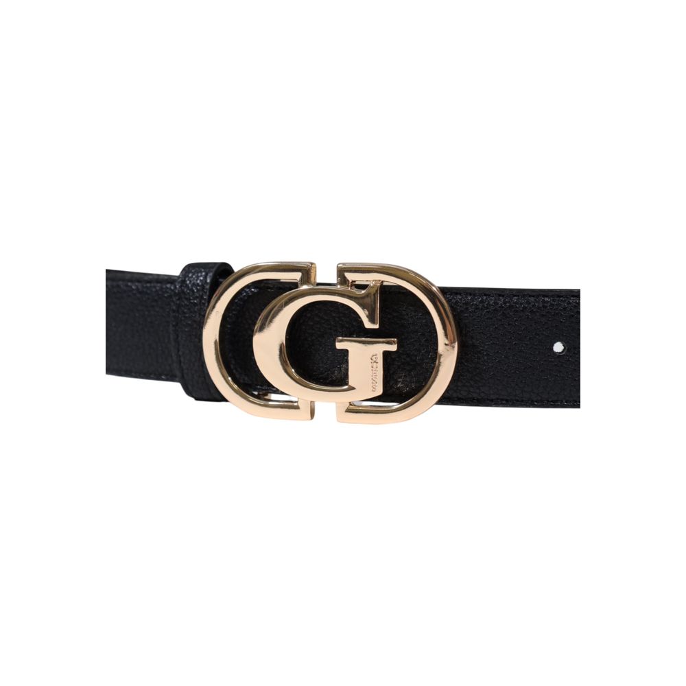Guess Black Polyester Thin Belt - Luxe Nova
