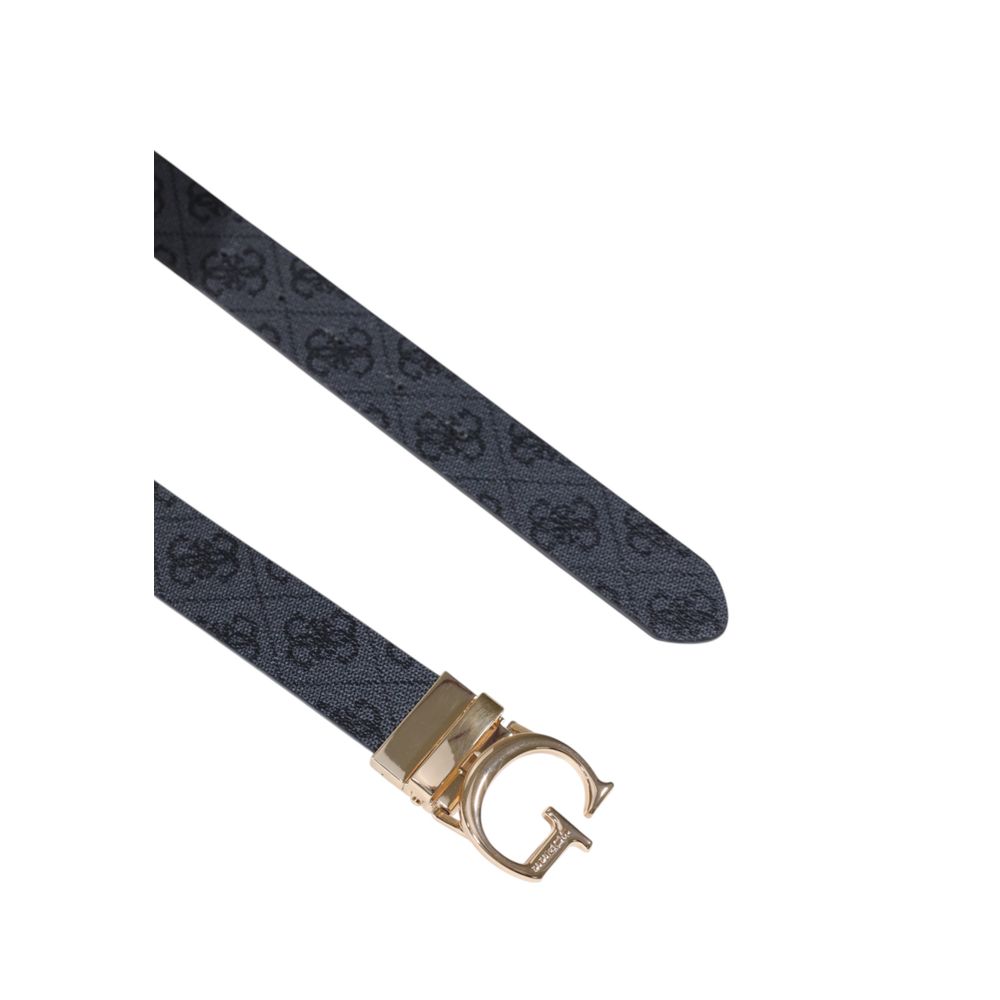 Guess Gray Polyester Thin Belt - Luxe Nova