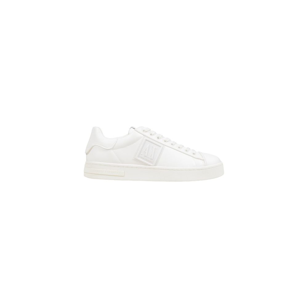 Armani Exchange White Polyester Low Top Sneakers - Luxe Nova