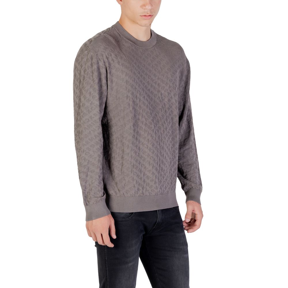 Armani Exchange Gray Polyamide Sweatshirt - Luxe Nova