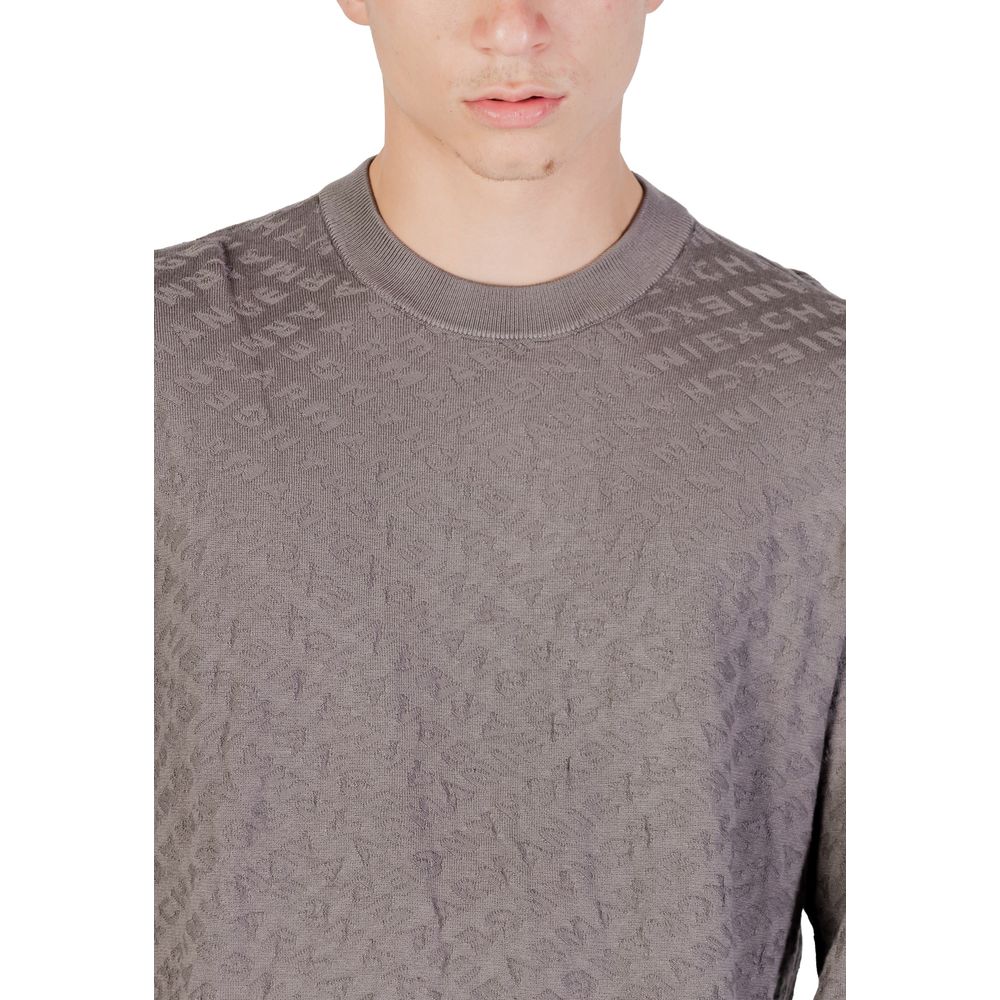 Armani Exchange Gray Polyamide Sweatshirt - Luxe Nova