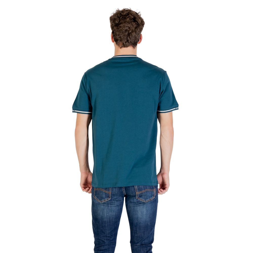 Armani Exchange Black Cotton T-Shirt - Luxe Nova