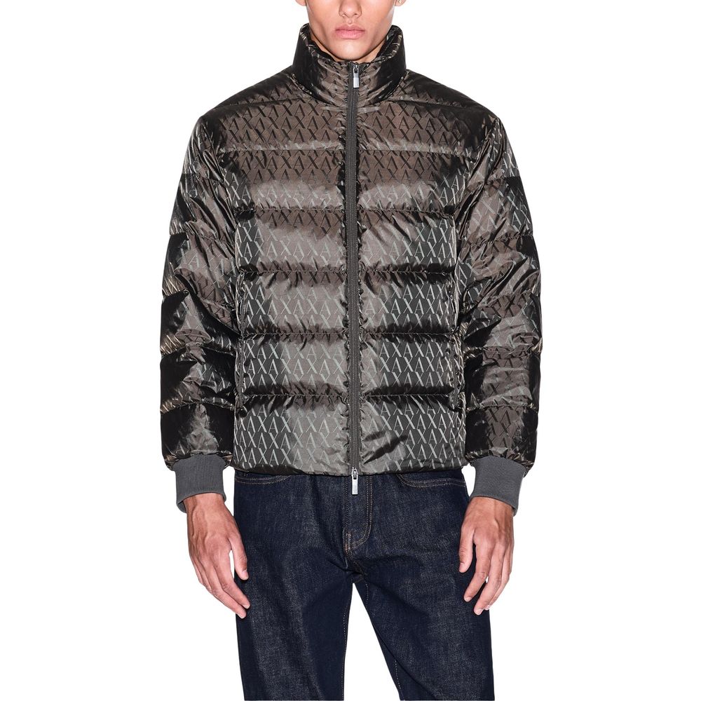 Armani Exchange Green Polyamide Coat - Luxe Nova