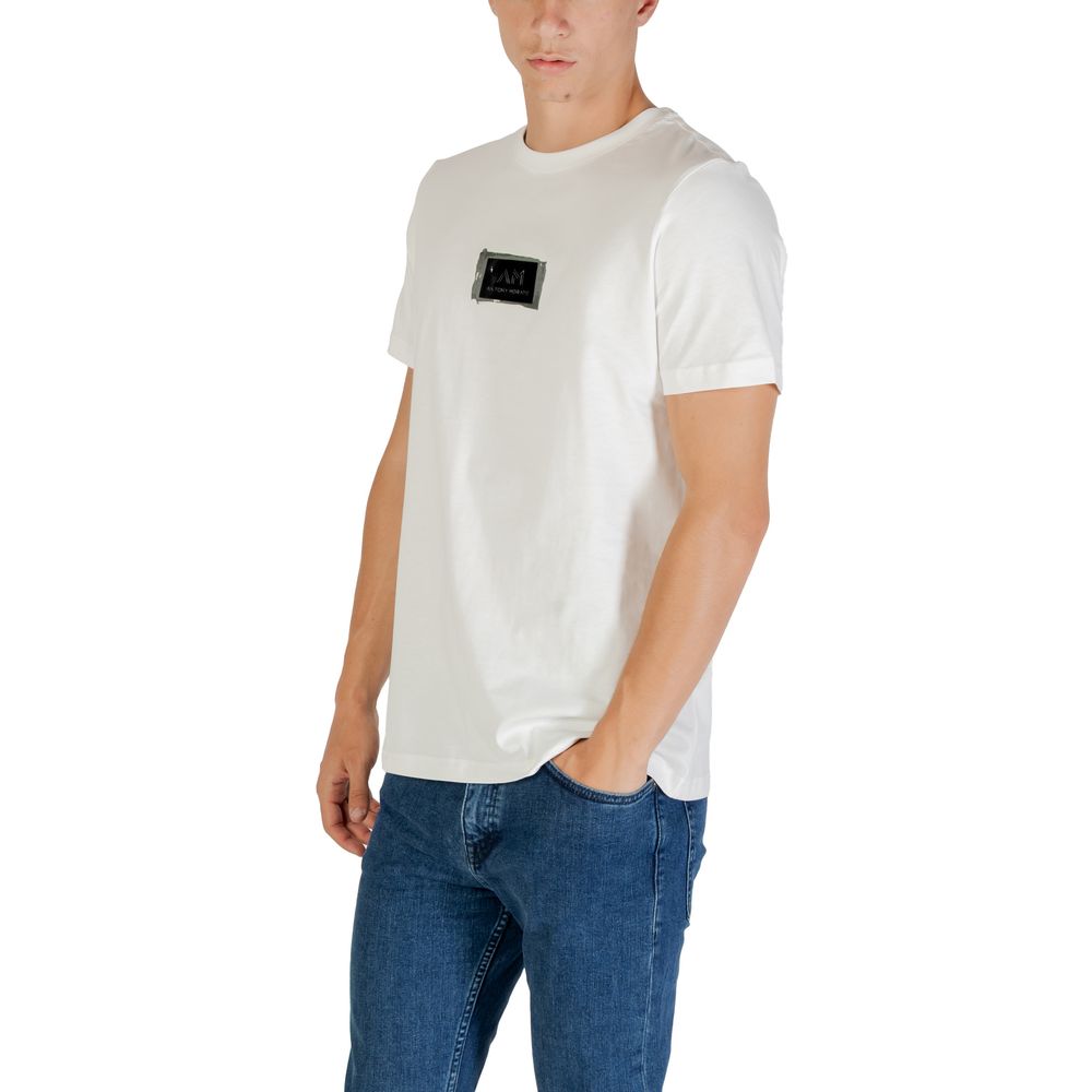 Antony Morato White Cotton T-Shirt - Luxe Nova