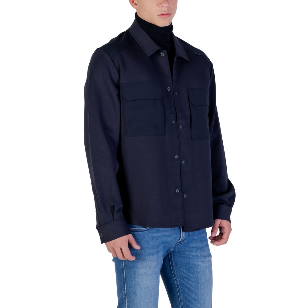 Antony Morato Blue Cotton Shirt - Luxe Nova