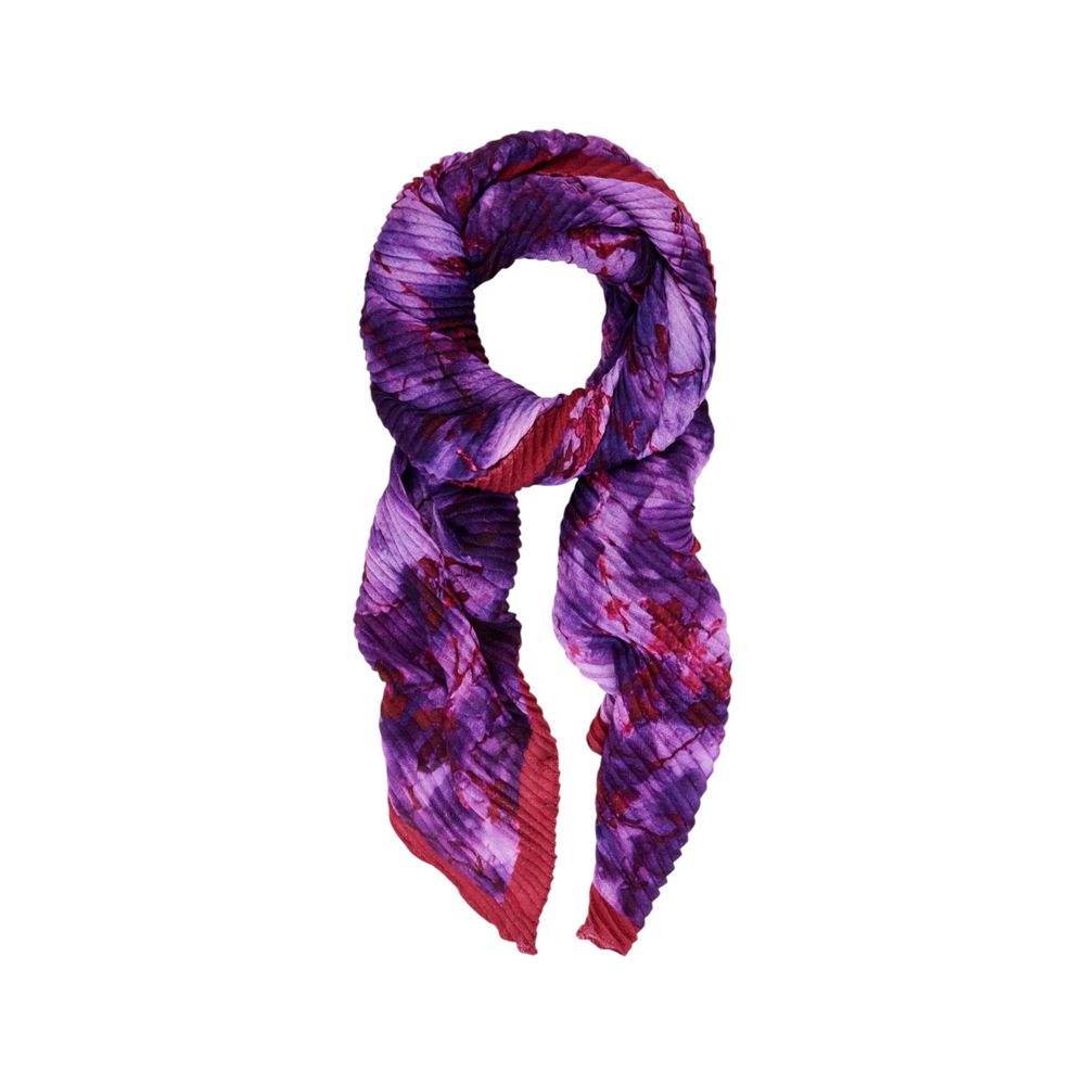 Desigual Purple Polyester Foulard - Luxe Nova