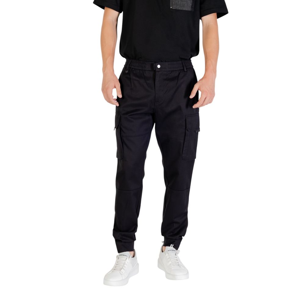 Antony Morato Black Viscose Casual Pants - Luxe Nova