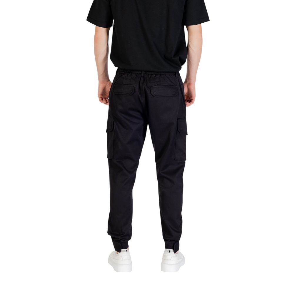 Antony Morato Black Viscose Casual Pants - Luxe Nova
