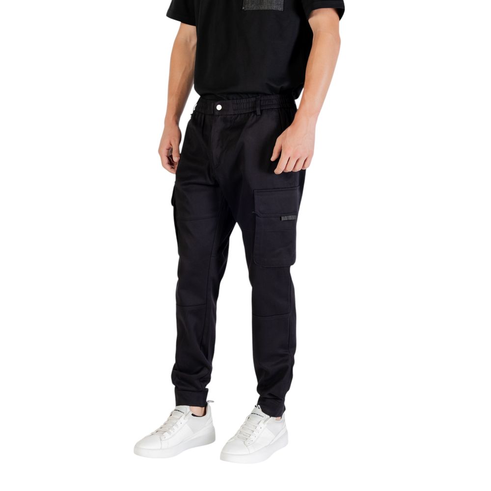 Antony Morato Black Viscose Casual Pants - Luxe Nova