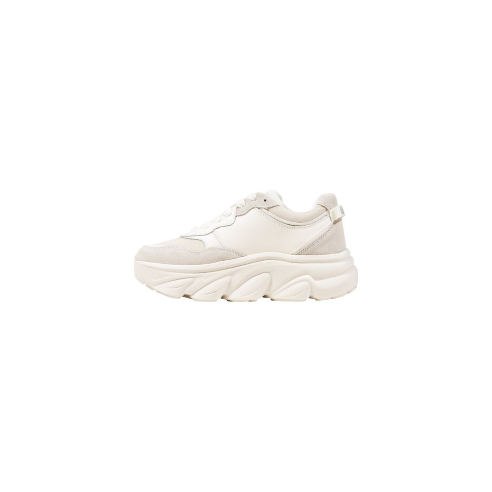 Liu Jo White Artificial Leather Chunky Sneakers - Luxe Nova