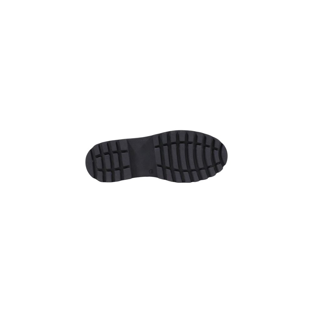 Alviero Martini Prima Classe Black Polyethylene Lace-Up Boots - Luxe Nova