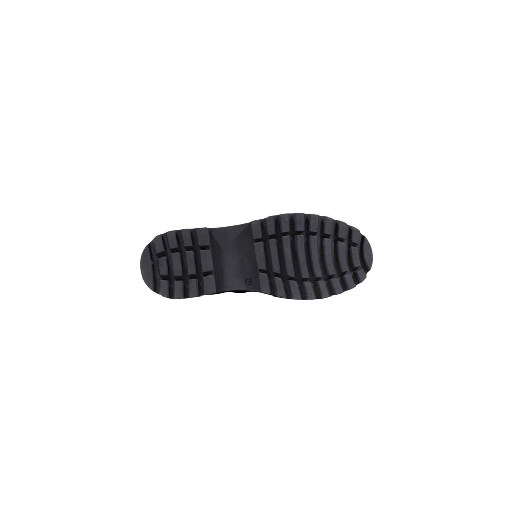 Alviero Martini Prima Classe Black Polyethylene Lace-Up Boots - Luxe Nova