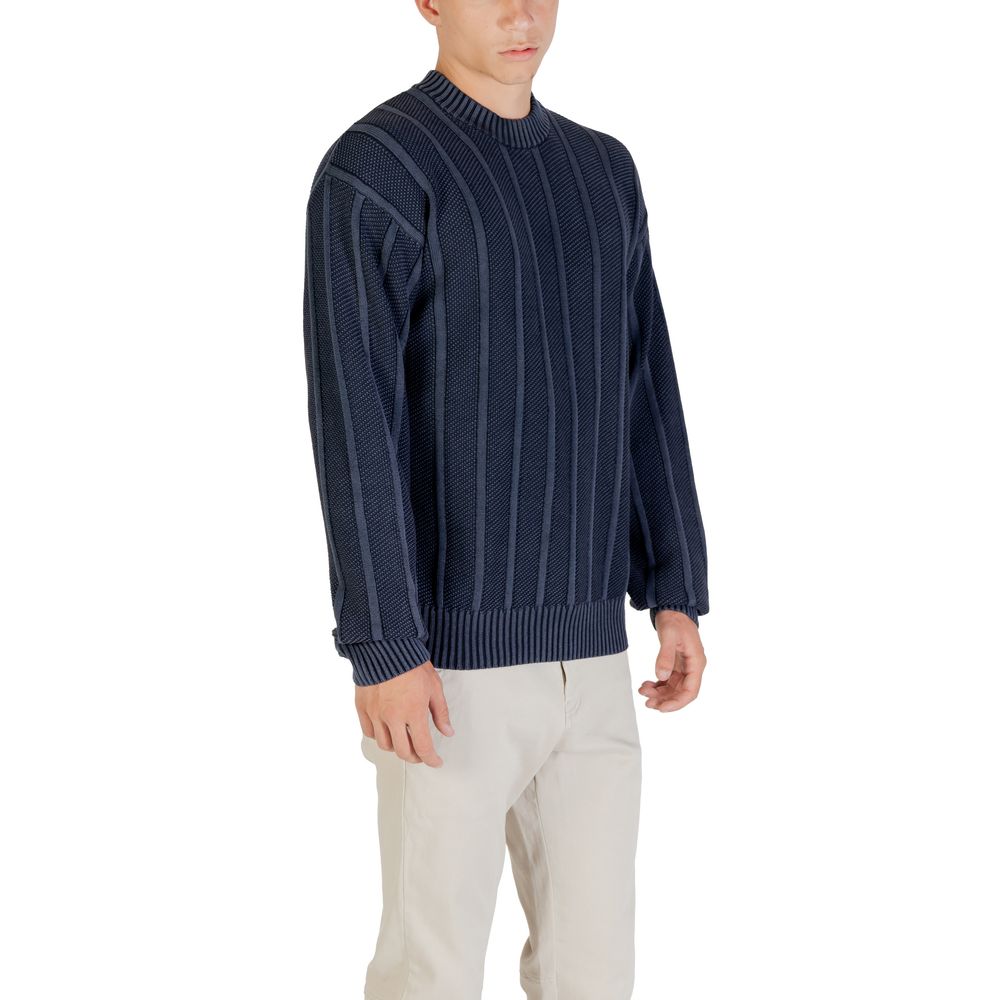 Hugo Boss Blue Cotton Sweatshirt - Luxe Nova