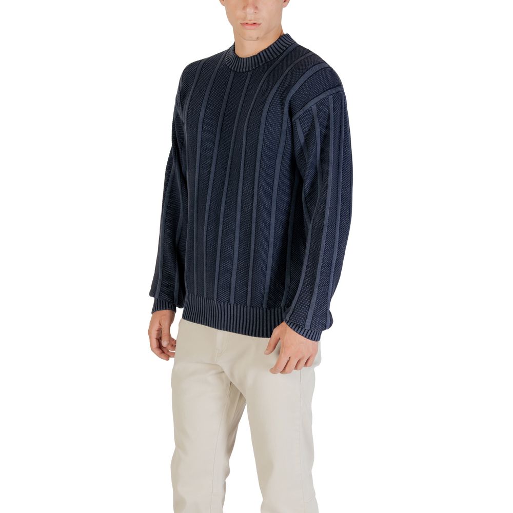 Hugo Boss Blue Cotton Sweatshirt - Luxe Nova