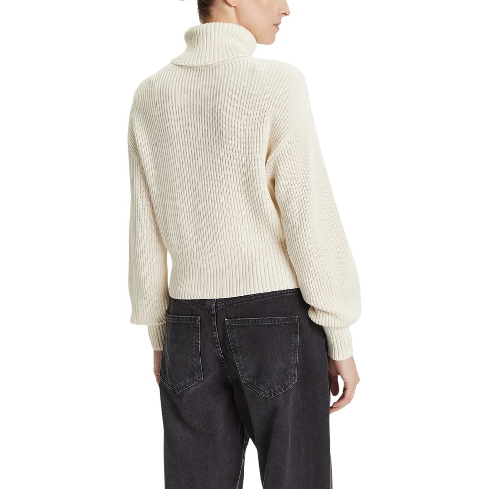 Calvin Klein Jeans Beige Cotton Sweatshirt - Luxe Nova