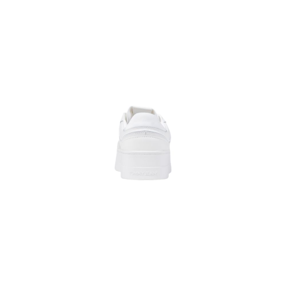 Tommy Hilfiger Jeans White Artificial Leather Platform Sneakers