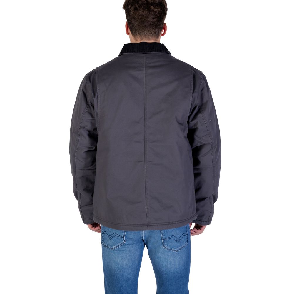 Tommy Hilfiger Jeans Gray Recycled Cotton Denim Jacket - Luxe Nova