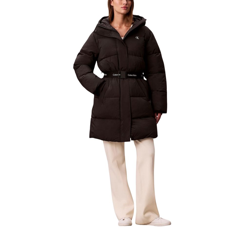 Calvin Klein Jeans Black Polyamide Coat - Luxe Nova