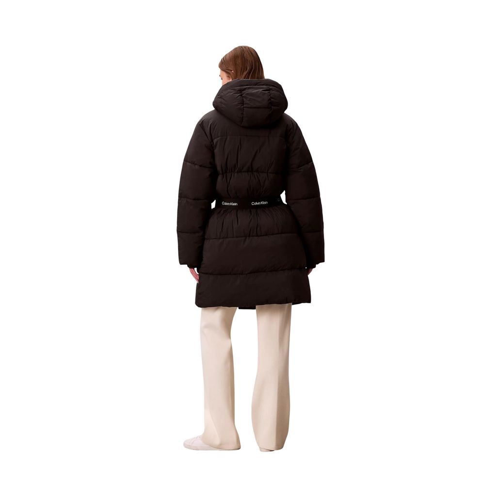 Calvin Klein Jeans Black Polyamide Coat - Luxe Nova
