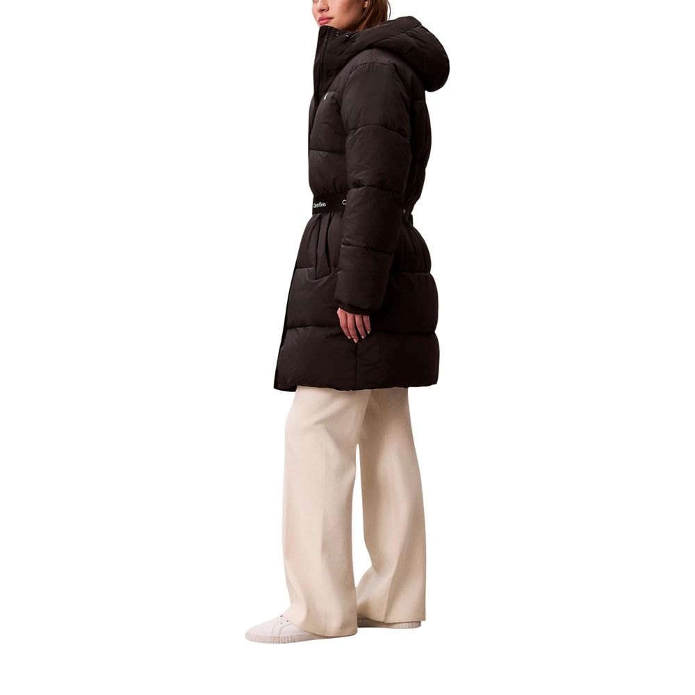 Calvin Klein Jeans Black Polyamide Coat - Luxe Nova