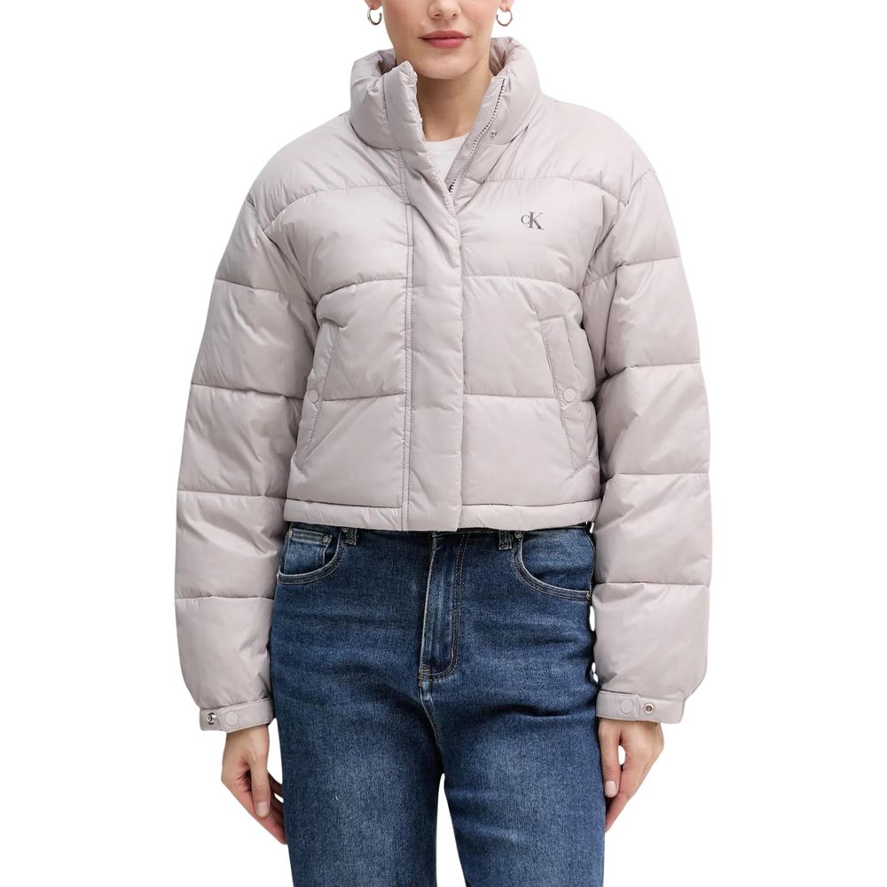 Calvin Klein Jeans Purple Polyamide Jackets And Coat - Luxe Nova