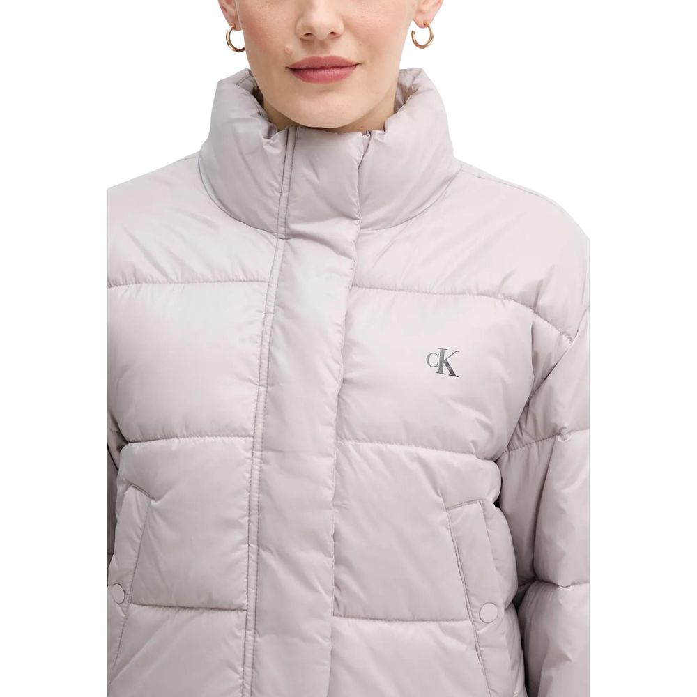 Calvin Klein Jeans Purple Polyamide Jackets And Coat - Luxe Nova