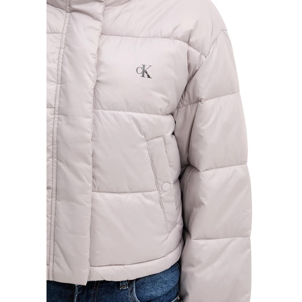 Calvin Klein Jeans Purple Polyamide Jackets And Coat - Luxe Nova