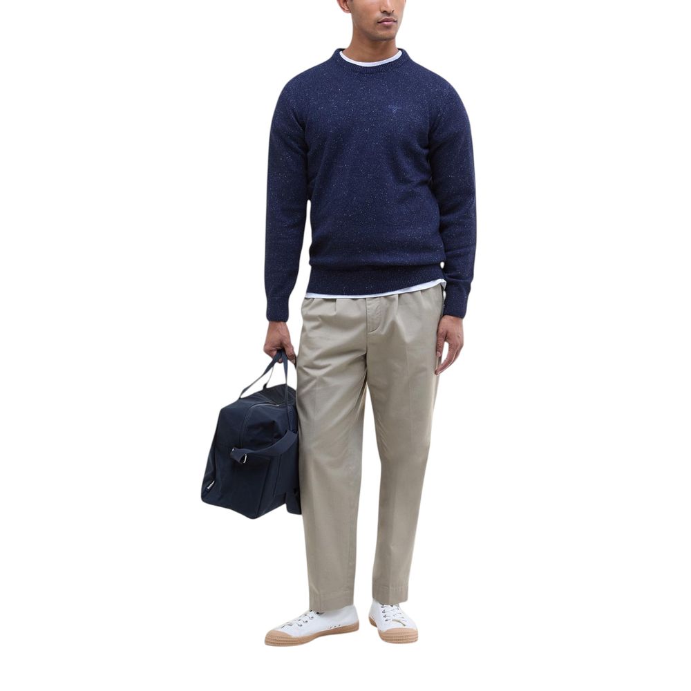 Barbour Blue Wool Sweatshirt - Luxe Nova