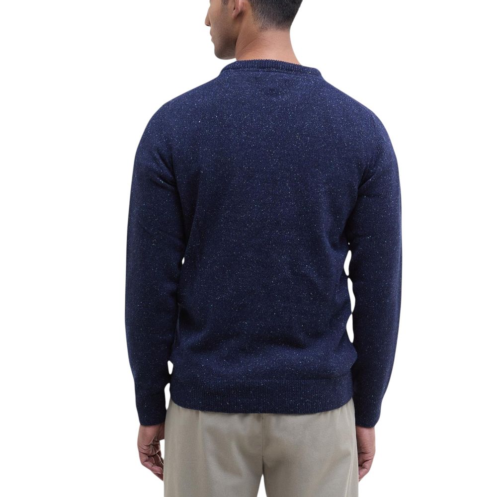 Barbour Blue Wool Sweatshirt - Luxe Nova