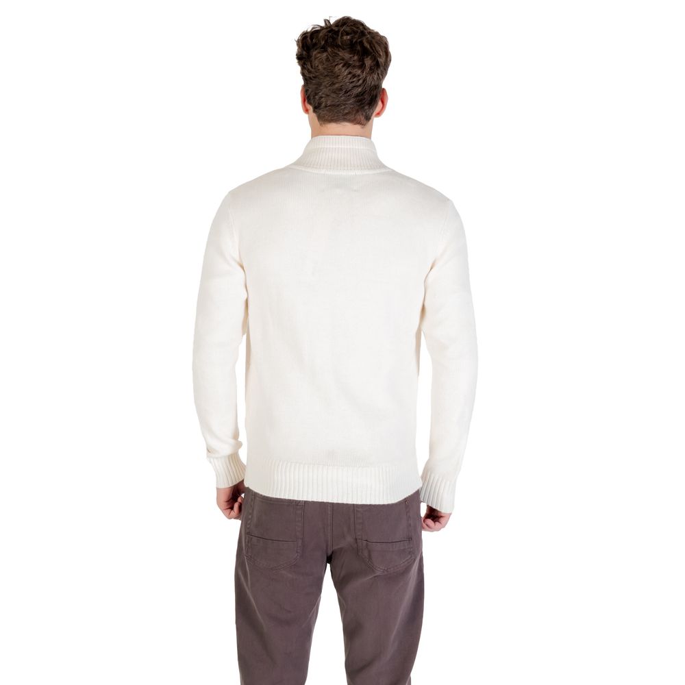 Gianni Lupo Cream Marabou Sweatshirt - Luxe Nova