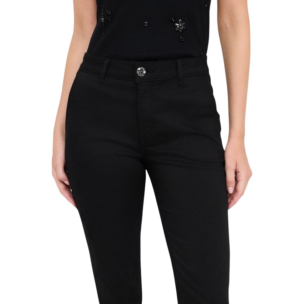 Liu Jo Black Cotton Dress Pants - Luxe Nova
