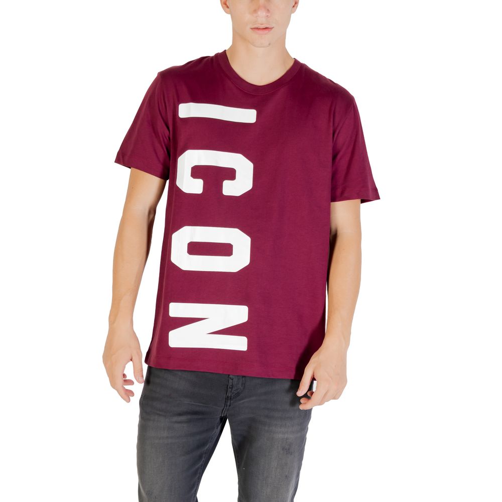 Icon Bordeaux Cotton T-Shirt - Luxe Nova
