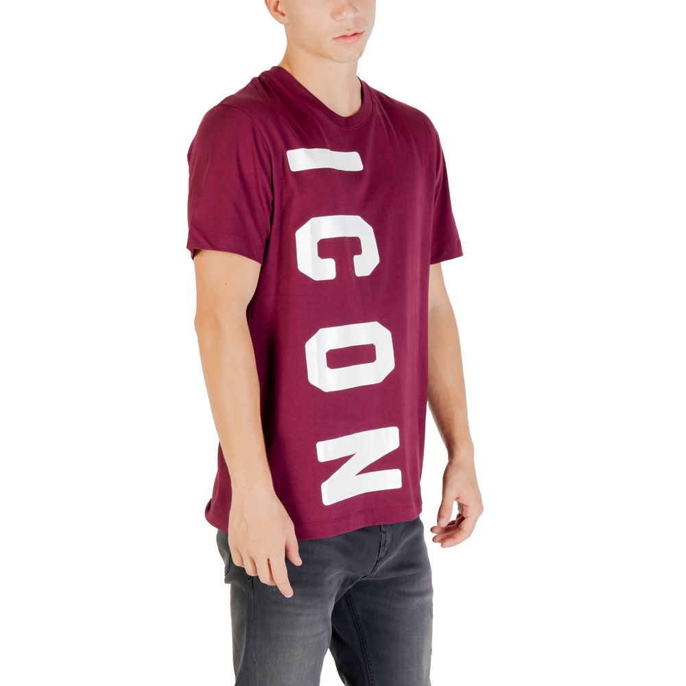 Icon Bordeaux Cotton T-Shirt - Luxe Nova