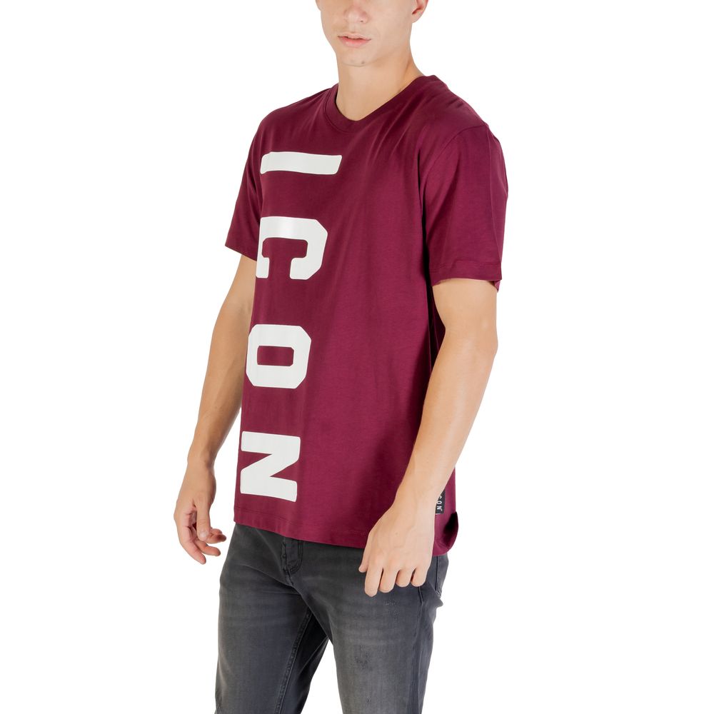 Icon Bordeaux Cotton T-Shirt - Luxe Nova