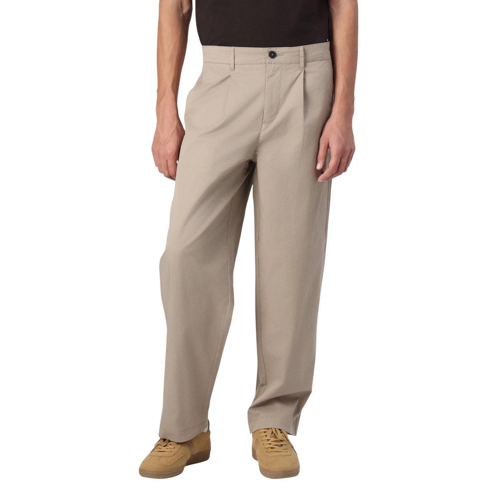 Only & Sons Beige Cotton Casual Pants - Luxe Nova