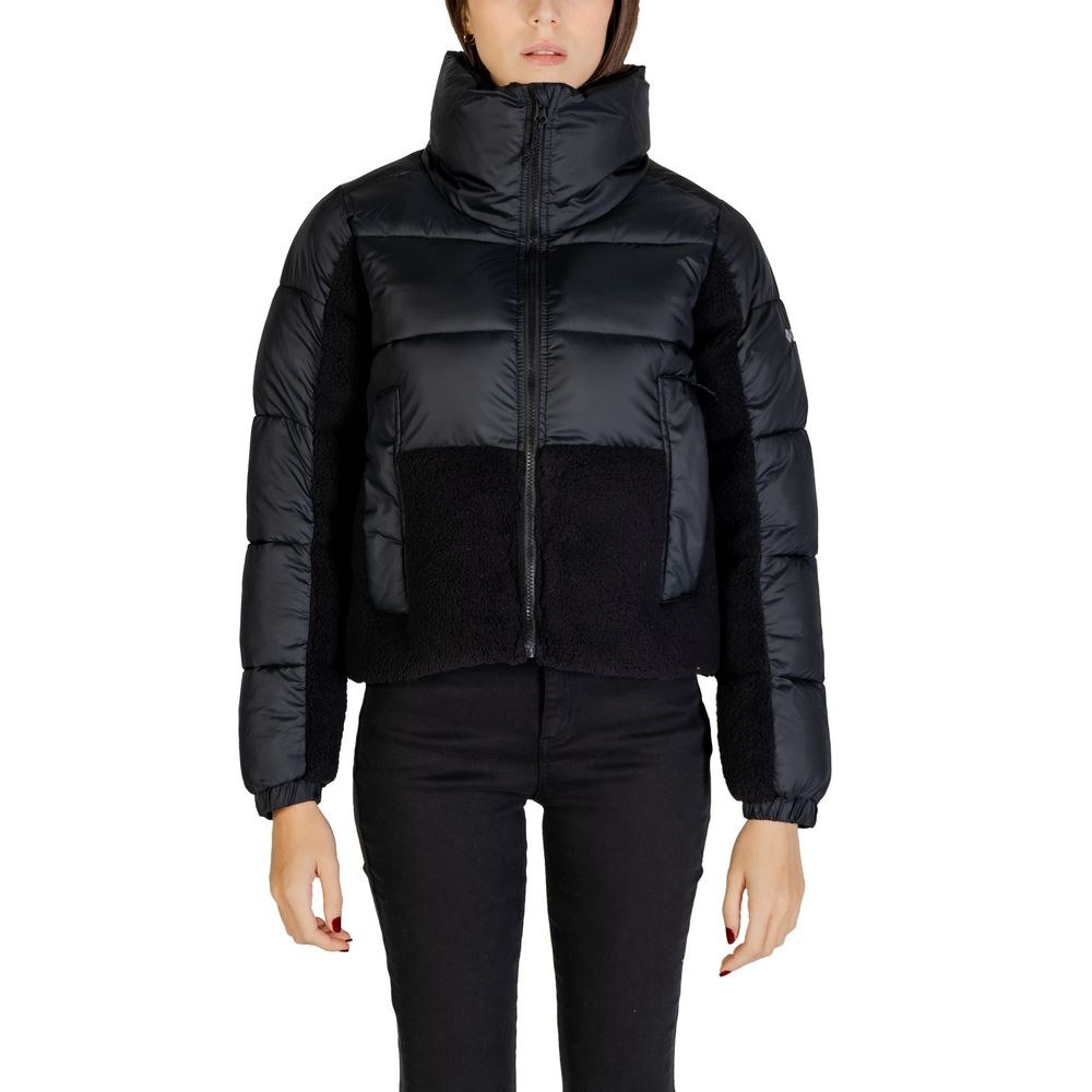 Columbia Black Polyester Full-Length Jacket
