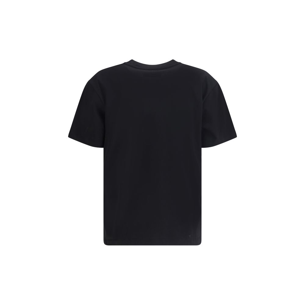 Ami Paris Black Cotton T-Shirt - Luxe Nova