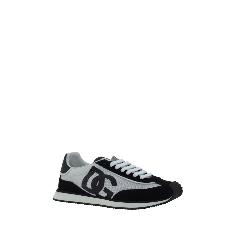 Dolce & Gabbana White Rubber Low Top Sneakers - Luxe Nova