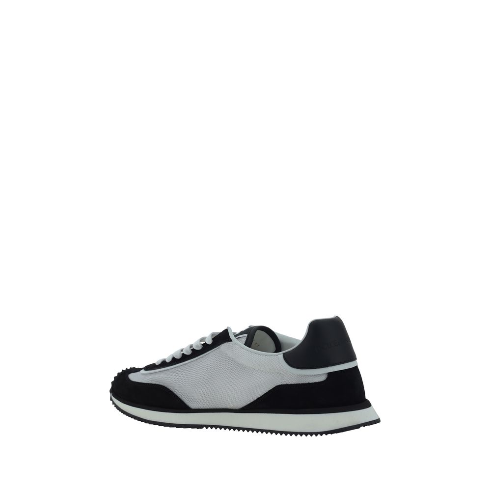 Dolce & Gabbana White Rubber Low Top Sneakers - Luxe Nova