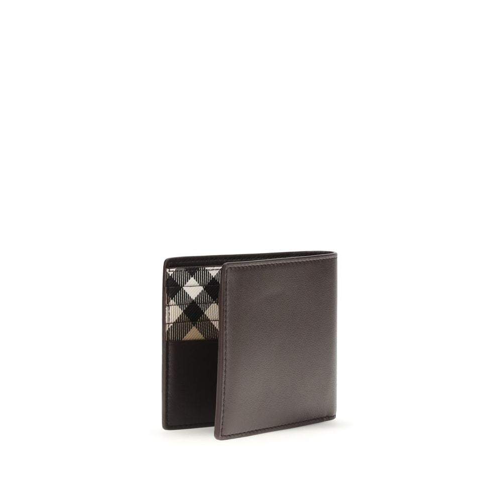 Burberry Brown Calf Leather Bos Taurus Wallet - Luxe Nova