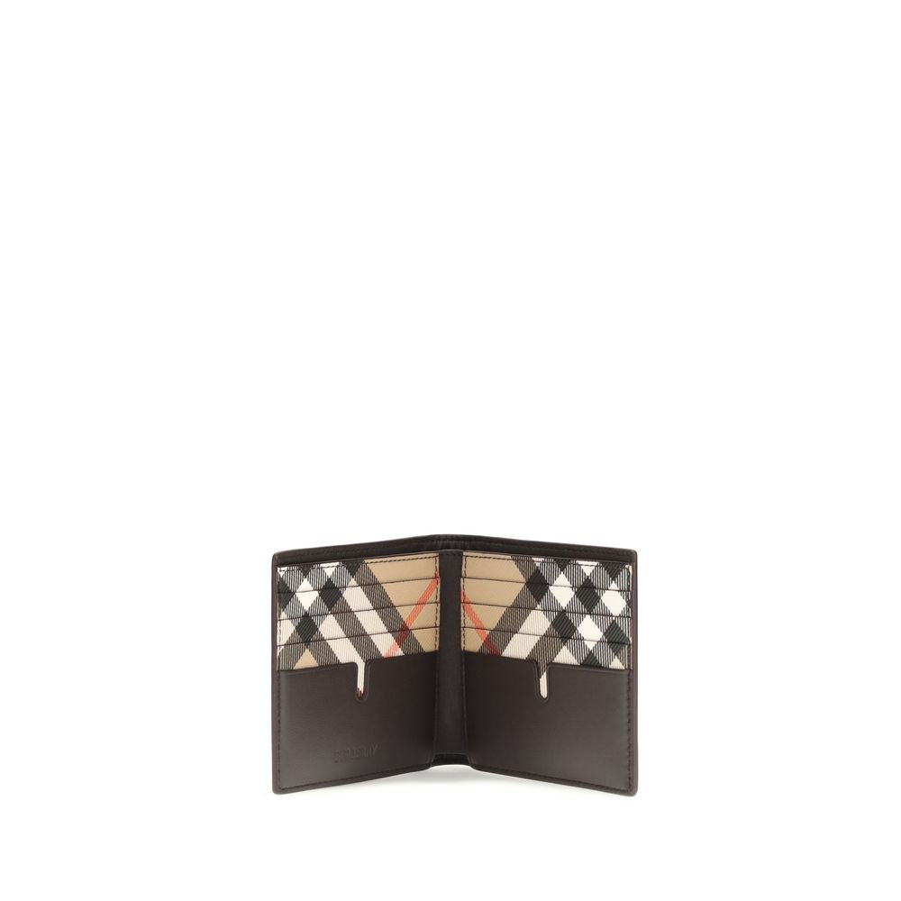 Burberry Brown Calf Leather Bos Taurus Wallet - Luxe Nova
