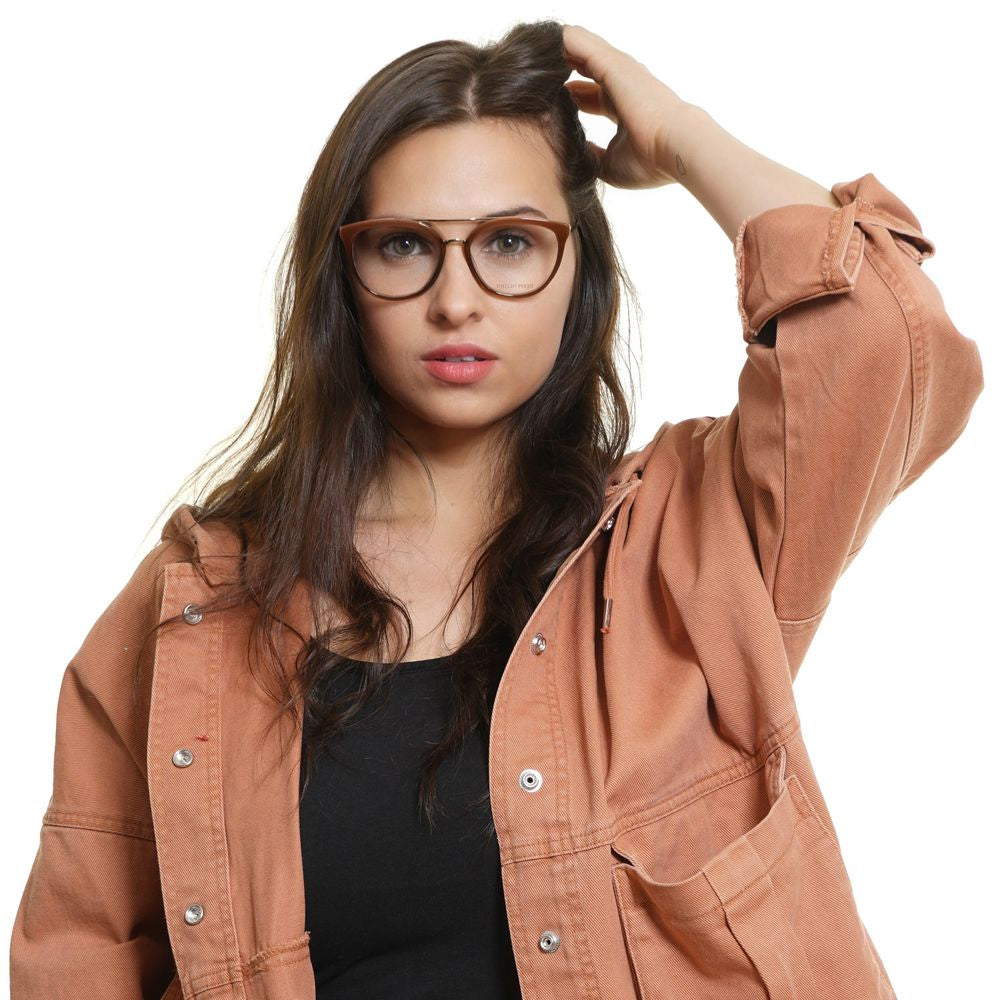 Emilio Pucci Brown Metal & Plastic Glasses (Frames) - Luxe Nova