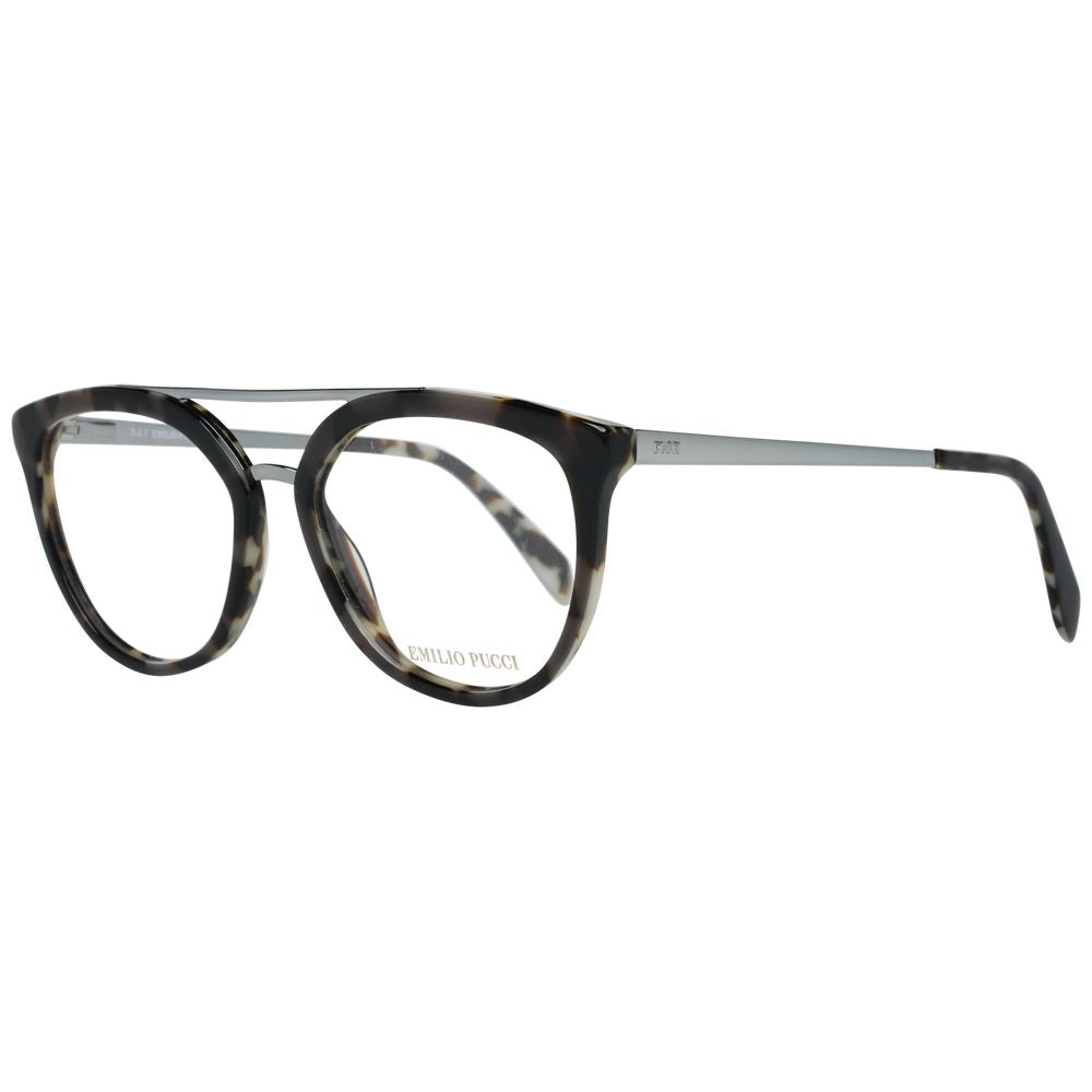 Emilio Pucci Brown Metal & Plastic Glasses (Frames) - Luxe Nova