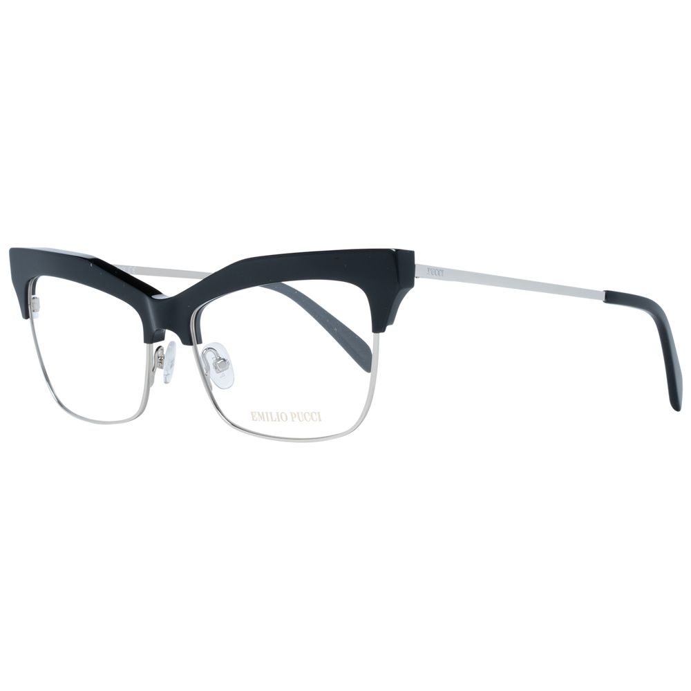 Emilio Pucci Black Metal & Plastic Glasses (Frames) - Luxe Nova