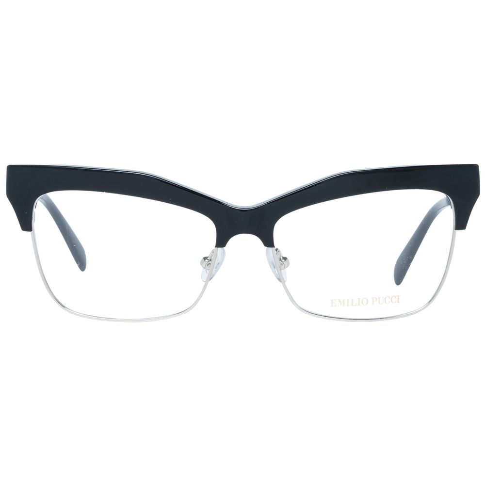 Emilio Pucci Black Metal & Plastic Glasses (Frames) - Luxe Nova