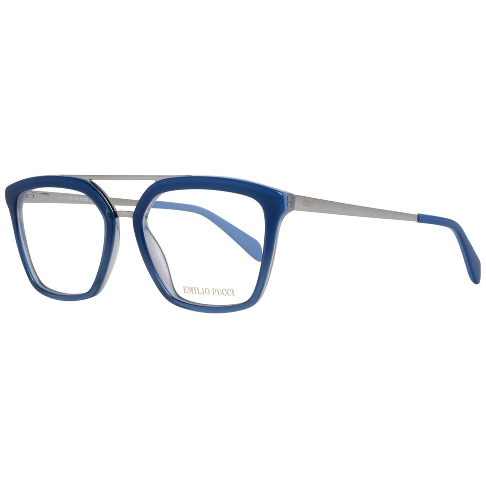 Emilio Pucci Blue Metal & Plastic Glasses (Frames) - Luxe Nova