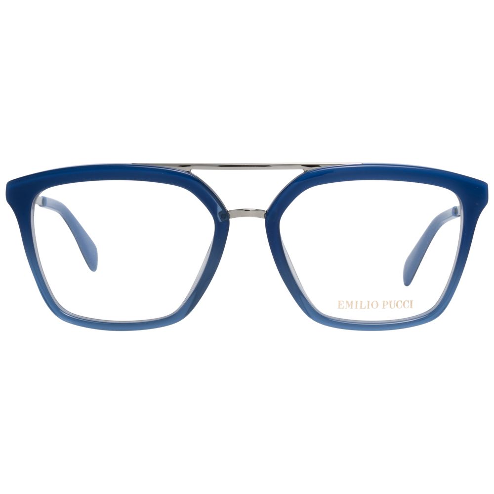 Emilio Pucci Blue Metal & Plastic Glasses (Frames) - Luxe Nova