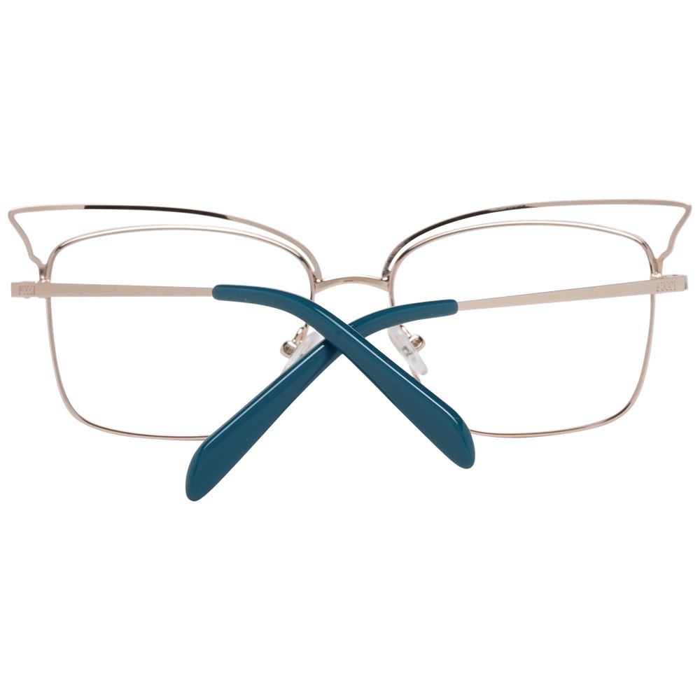 Emilio Pucci Turquoise Metal Glasses (Frames) - Luxe Nova