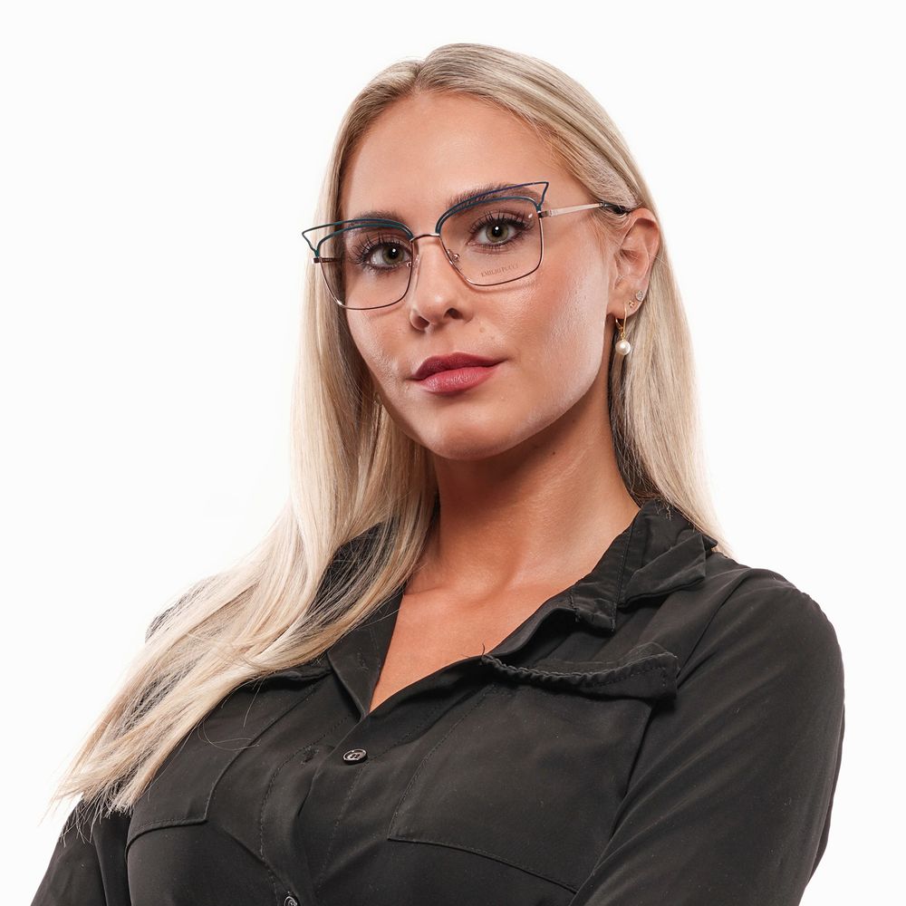 Emilio Pucci Turquoise Metal Glasses (Frames) - Luxe Nova