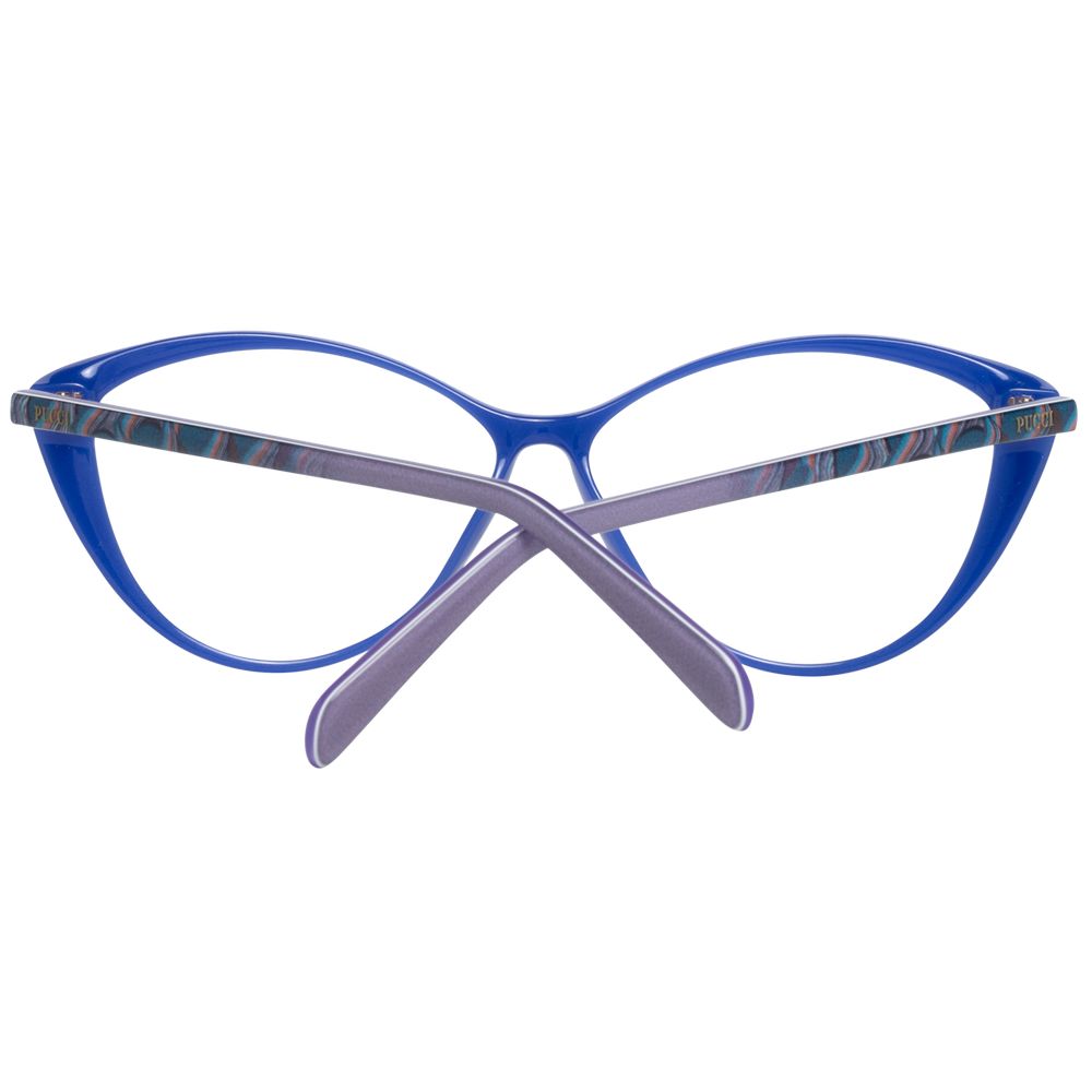 Emilio Pucci Blue Plastic Glasses (Frames) - Luxe Nova
